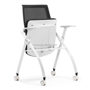 Silla de Oficina Moderna de Metal para Universidad, con Ruedas de PP, Diseño Plegable para Aula Escolar, Estudiantes, Sala de Capacitación, <span class=keywords><strong>Hospital</strong></span> - Product Image 3