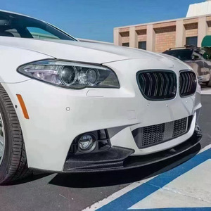 สำหรับ F10 2010-2016 BMW 5 Series F10 <span class=keywords><strong>M</strong></span> สปอร์ต523i <span class=keywords><strong>520d</strong></span> 535 520คาร์บอนไฟเบอร์ชุดขอบด้านหน้า - Product Image 3