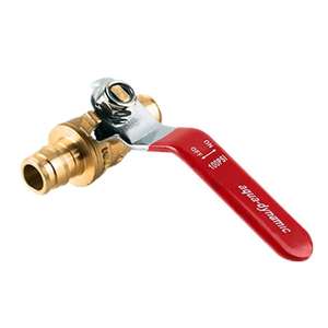 Válvula de Bola de Latón <span class=keywords><strong>Wirsbo</strong></span> PEX F1960 de 1/2\" con Mango Rojo, Cuerpo de Dos Piezas Forjado en Cobre, Ecológico y Duradero, OEM - Product Image 2