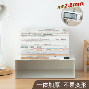 <b>Document</b> Tray Plastic White And Gray File <b>Storage</b> <b>Box</b> For Desktop Organization - Product Image 5