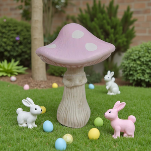 Customized Tabletop Led Lights up Hand Painted Christmas Mushroom Easter Decoration XMAS Ornaments Mushrooms - Product Image 3