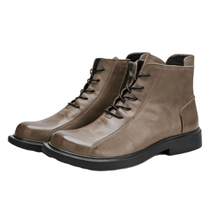 Zapatos de Hombre de Último Modelo, de Cuero, Punta Redonda, Hechos a Mano, Impermeables, para Bodas, Otoño, Ocasiones Formales - Product Image 5