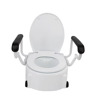 <span class=keywords><strong>Chaise</strong></span> d'appoint <span class=keywords><strong>de</strong></span> toilette moderne auxiliaire pour personnes âgées <span class=keywords><strong>Hauteur</strong></span> réglable Accoudoirs renversés Capacité <span class=keywords><strong>de</strong></span> 150kg pour la sécurité <span class=keywords><strong>de</strong></span> la salle <span class=keywords><strong>de</strong></span> bain - Product Image 3