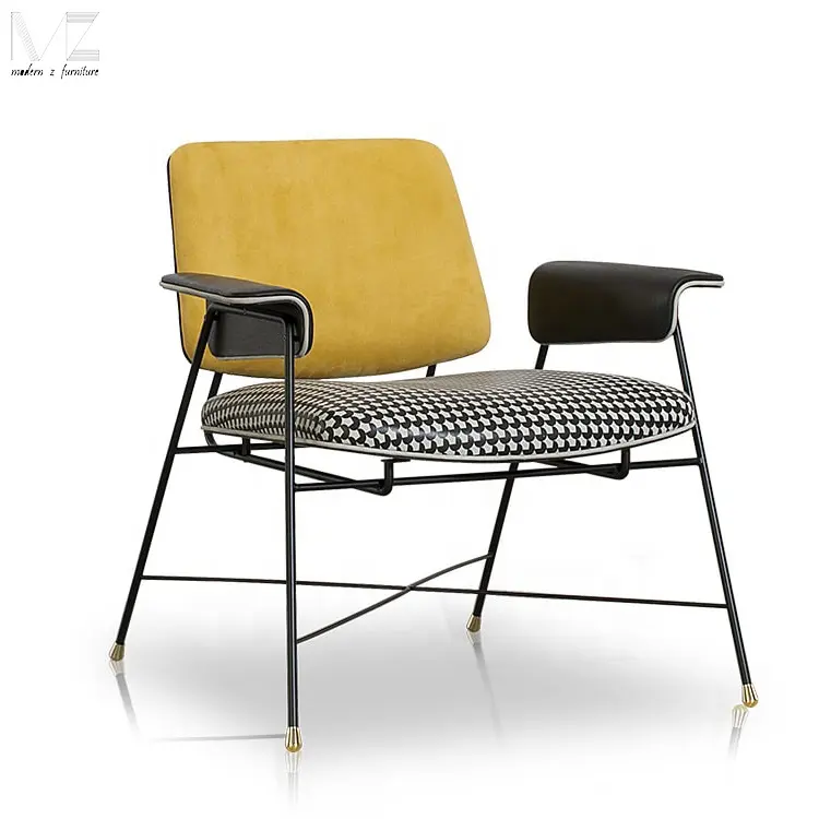 Luxe Woonkamer Meubels Franse Stijl Hedendaagse Antiek Ontwerp Gestoffeerde Bauhaus Fauteuil Nordic Lounge Stoel