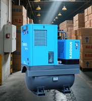 Compresseur d'air à vis 3-en-1 Kaishan BOREAS BKX7.5-10 7,5 kW 1,0 MPa 1,0 m³/min avec réservoir et sécheur