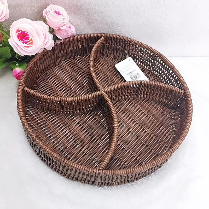 Large 30*6 four-compartment basket