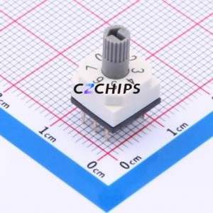 PHR-08 Rotary Encoder Switch Through hole Component (THT) Switch 8 Through Hole True Code - Product Image 1