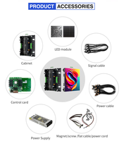 Panneau d'écran LED P3.91 personnalisable Location extérieure Ensemble complet P2.5 P2.6 P3.91 P4.81 Pantalla Led Exhibition Halls Walls SDK