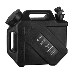 Seau de camping extérieur en PE de 10 litres avec robinet pour les voyages en voiture et le stockage d'eau domestique, seau d'eau potable pure - Product Image 1