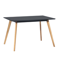 Table basse carrée moderne en bois massif de chêne avec pieds en forme d'épingles à cheveux pour salon – Grande vente en Europe