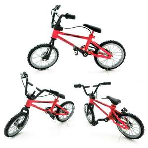 Ensemble de jouets fantaisie <span class=keywords><strong>pour</strong></span> enfants : Rampes de fingerboard, vélos, BMX à doigt, <span class=keywords><strong>mini</strong></span>-trottinettes à deux roues, finger skateboards, trucks - Product Image 6