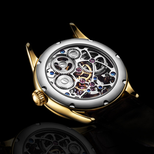 Luxury Design Skeleton Mechanical Watch High-End Stainless Steel Tourbillon Men's Watch Leather Strap Sapphire Crystal Dial - Product Image 4