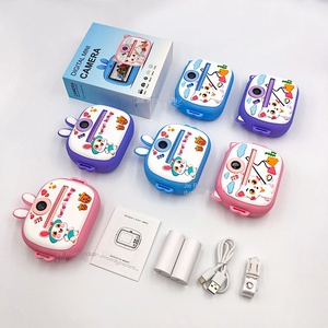 Caméra vidéo numérique à résolution 1080p pour enfants Portable Mini One-Shot <span class=keywords><strong>Photo</strong></span> instantanée Style dessin animé transfrontalier CMOS MicroSD - Product Image 6