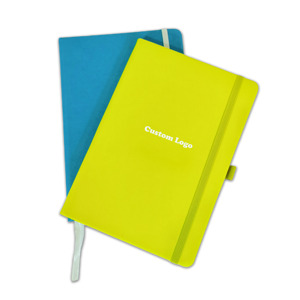 <b>A5</b> Elegant Organizer Hardcover Personalized Fabric Leather Diary Wellness Journal <b>Notebook</b> with Custom Logo Printing - Product Image 3