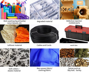 Mạnh mẽ túi nhựa Shredder máy tấn túi dệt Túi băm nhỏ cứng Máy Nghiền nhựa - Product Image 5