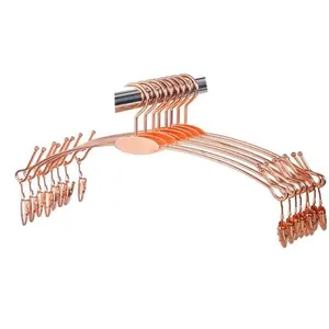 En gros, Cintre en alliage métallique robuste antidérapant avec <span class=keywords><strong>pince</strong></span> pour sous-vêtements, soutiens-gorge, chaussettes et culottes, pour l'organisation des vêtements - Product Image 1