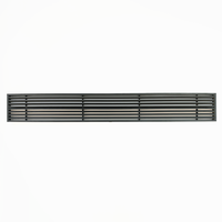 Grille de ventilation linéaire en aluminium pour climatiseur central, fabricant de grilles à fentes avec cadre ultra-étroit