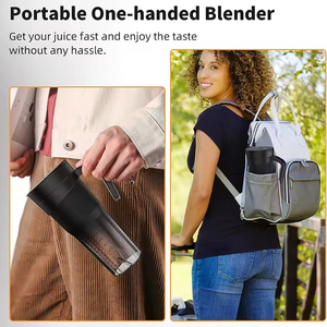 Mixeur Portable de Qualité Supérieure, Bouteille USB Rechargeable 470ml, 6 Lames, Mixeur à Fruits, Mini Presse-Agrumes Manuel, Smoothie avec Paille - Product Image 5