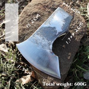 Hache de remplacement en acier 45 à haute teneur en carbone, tête de hache forgée 600g Viking, outil de camping en plein air de conception créative, vente en gros - Product Image 6