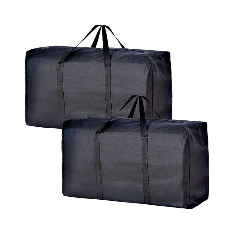 Sac de rangement de coussin de patio pliable de taille personnalisée 600d sacs de rangement de coussin d'extérieur extra large sac de rangement d'extérieur suspendu