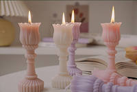 Duft kerzen Rosa Tulpen form Kerzen Hochzeits feier Home Decoration Geburtstag Blumen kerzen