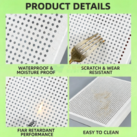 Matériau de construction en aluminium écologique à taux de perforation personnalisé, découpé au laser, pour usage extérieur en villas et hôtels, durable à vie
