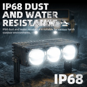 S300 Car Spotlights Led Grille <b>Lights</b> With Fan Driving Fog <b>Lights</b> External Auxiliary <b>Lights</b> Off-road Vehicle Truck for Car - Product Image 2