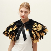 Écharpes en dentelle de plumes de paon 100 % naturelles, faites à la main, pour Halloween/mariage, costume cosplay, couleur et taille personnalisées, douces