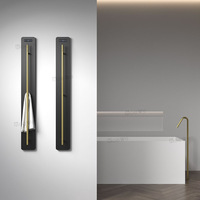 Sèche-serviettes électrique intelligent avec barres en acier inoxydable, 160 cm, pour serviettes, peignoirs et vêtements