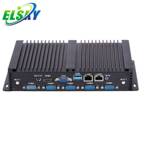 Carte mère Mini ITX ELSKY X86 Structure J4125 CPU, ventilateur industriel sans ventilateur, faible consommation d'énergie, ordinateur monocarte X86 IPC