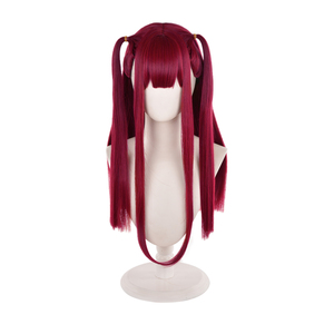 Peluca de Cosplay de <span class=keywords><strong>Marin</strong></span> <span class=keywords><strong>Kitagawa</strong></span>/Shizuku Kuroe de My Dress-Up Darling, Versión Pequeño Diablo, Color Rojo Oscuro, Ainizi - Product Image 3