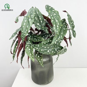 Verdure artificielle feuille suspendue bégonia plante tropicale <span class=keywords><strong>plantes</strong></span> traînantes verdure <span class=keywords><strong>pour</strong></span> la maison salle de bain <span class=keywords><strong>balcon</strong></span> mur automne décoration - Product Image 6