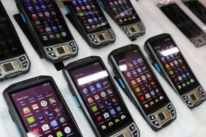 Blovedream Không Dây Android Cầm Tay Sinh Trắc Học Di Động PDA Đọc Dấu Vân Tay Với 1D 2D Máy Quét Mã Vạch Cho Cử Tri Xác Minh - Product Image 6