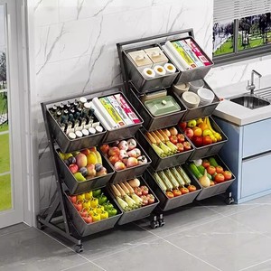 Cestello Triangolare Staccabile per Organizzazione Cucina, Design Angolato per Facile Conservazione di Frutta, Oggetti Vari e Alimenti, per Soggiorno e Bagno - Product Image 5
