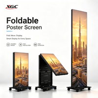 Afficheur LED défilant, affichage numérique, panneau publicitaire, écran totem sur pied, haute luminosité HDR10 600CD, garantie 2 ans
