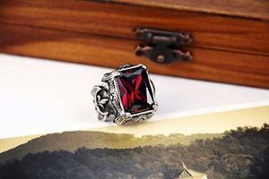 Anillos de Sello Personalizados de Plata de Ley 925 de Moda para Hombre, Diseño en Blanco <span class=keywords><strong>Kingsman</strong></span> - Product Image 3