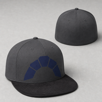 Cappello da Baseball Strutturato a 6 Pannelli Stile 59 con Etichetta Personalizzata, Streetwear Urbano Gotico con Ricamo 3D e Visiera Curva