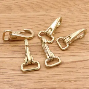 Kim loại túi tôm hùm xoay Snap móc Clasp Key khóa Brass Snap móc