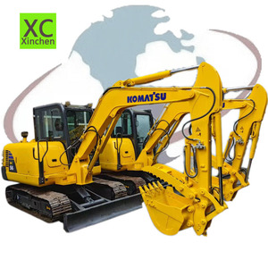 Escavador sur chenilles PC56-7 Komatsu de fabrication japonaise avec pince à pouce EPA CE moteur 5,5 tonnes pelle hydraulique PC50 PC55 PC56 - Product Image 1
