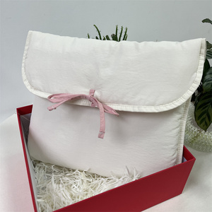 Custom INS Ballet Style Quilted Laptop Tablet Bag Luxury Thick Soft Cotton <b>Envelope</b> Bag for Clothing Cosmetics Packaging - Product Image 5
