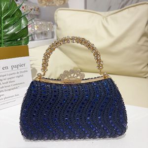 OEM evening <b>bag</b> Sparkling crystal evening <b>bag</b> crystal clutch Elegant party clutch Princess women clutch Custom made clutch - Product Image 4