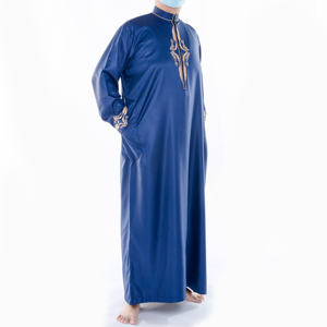 دروبشيبينغ ملابس إسلامية طويلة بغطاء رأس للرجال عباية مغربية دبي ثوب عربي إسلامي ثوب رجالي رداء صلاة فستان إسلامي - Product Image 5