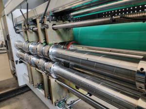 Máquina de Impresión Flexográfica y Troquelado Totalmente Automática, Nueva, para la Impresión y Fabricación de Cajas de Pizza de Alta Calidad - Product Image 4