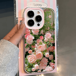 PH211Rose Buissons Convient <span class=keywords><strong>pour</strong></span> iPhone 16promax /14/13 Coques de téléphone 12promax Soft 16 Femelle XS 11xr - Product Image 1