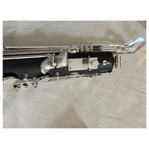 NUEVO Clarinete Bajo de 26 Teclas en Do Bajo de Alta Calidad con Cuerpo de Baquelita Plateado, Opciones de Madera Roja, Ébano y ABS (JCL-800) - Product Image 2