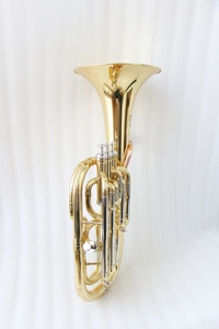 Corps en laiton doré, slide de réglage de tonalité BB, triple système d'arrêt 3+1, pour cor baritone et <span class=keywords><strong>tuba</strong></span>, instruments de musique en laiton pour débutants, cor baritone 3+1 - Product Image 3