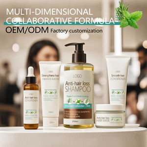 Champú de plantas naturales que contiene menta de romero, champú de <span class=keywords><strong>crecimiento</strong></span> rápido de pelo fuerte de hojas de ciprés, champú de control de Aceite hidratante - Product Image 5