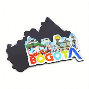 Custom Logo Promotional Tourist Souvenir Gift Refrigerator Decorations Magnet Aluminium Foil <b>Fridge</b> Magnets - Product Image 6