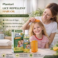 Répulsif naturel contre les poux et soin fortifiant et lissant du cuir chevelu à la noix de coco, produits nourrissants pour les cheveux à l'huile essentielle de menthe poivrée