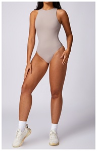 Phụ Nữ Của Hoạt Động Mặc Một Mảnh Thể Thao Thiết Lập Yoga Bodysuit Jumpsuit Thời Trang Đào Tạo Tập Thể Dục Tập Thể Dục Cơ Thể Chặt Chẽ - Product Image 6